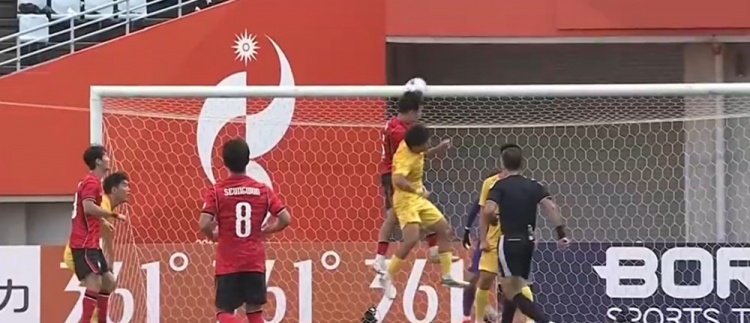 半场-U23国足1-1韩国U23 王钰栋单刀破门毛伟杰献助攻徐彬送角球